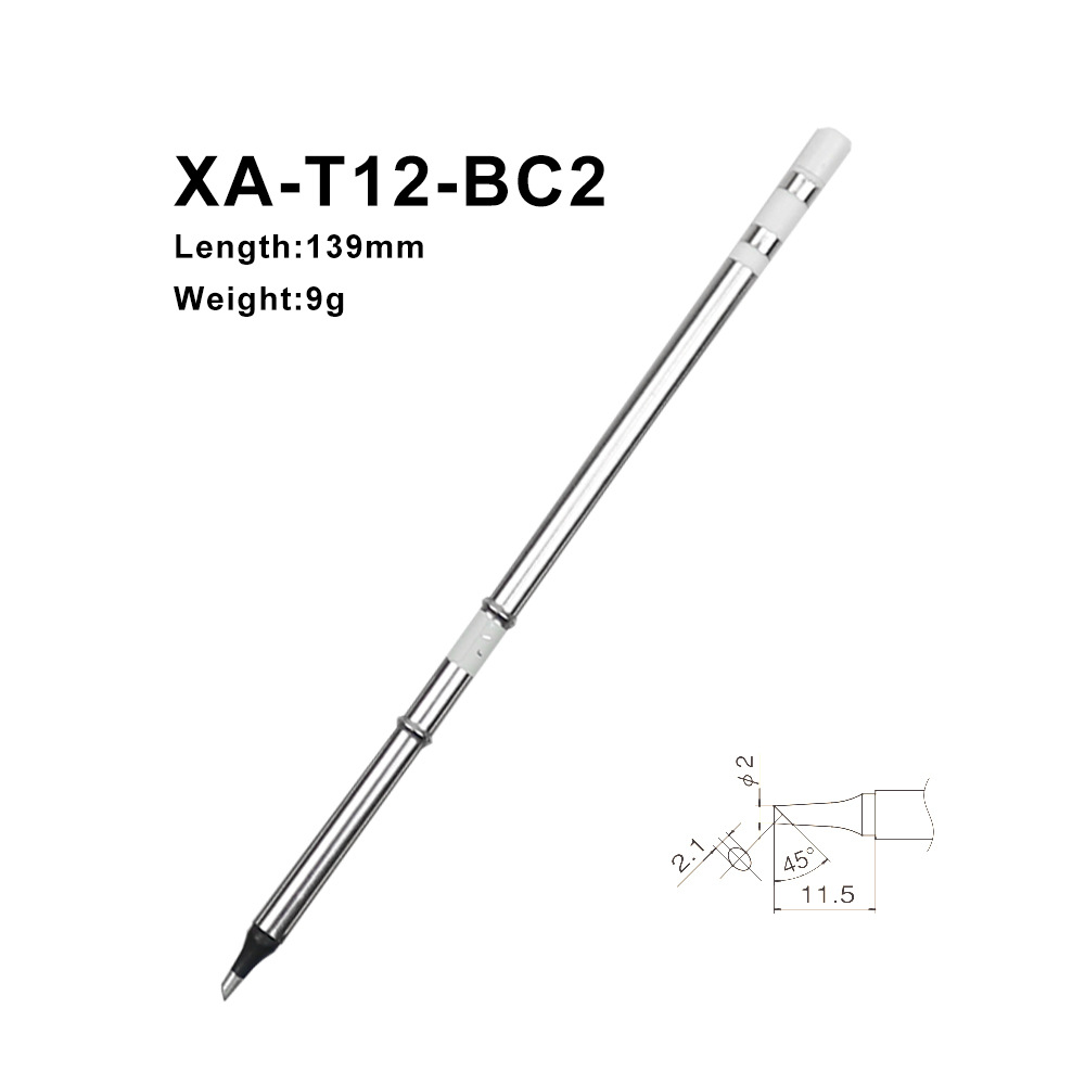 Digital Soldering Station T12 - QUICKO XA 고급 T12-BC2 솔더 철
