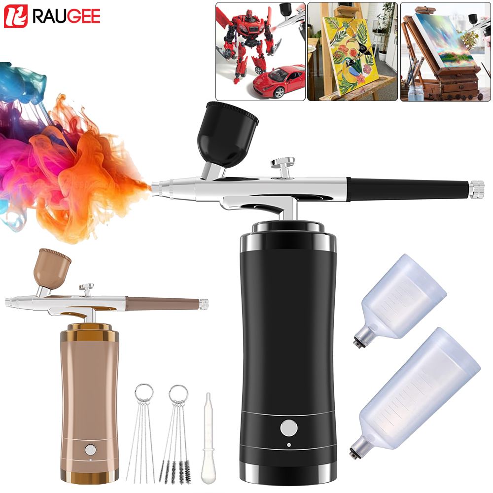 Airbrush Kit With Mini Compressor - 에어 브러시 무선 에어 브러시 키트