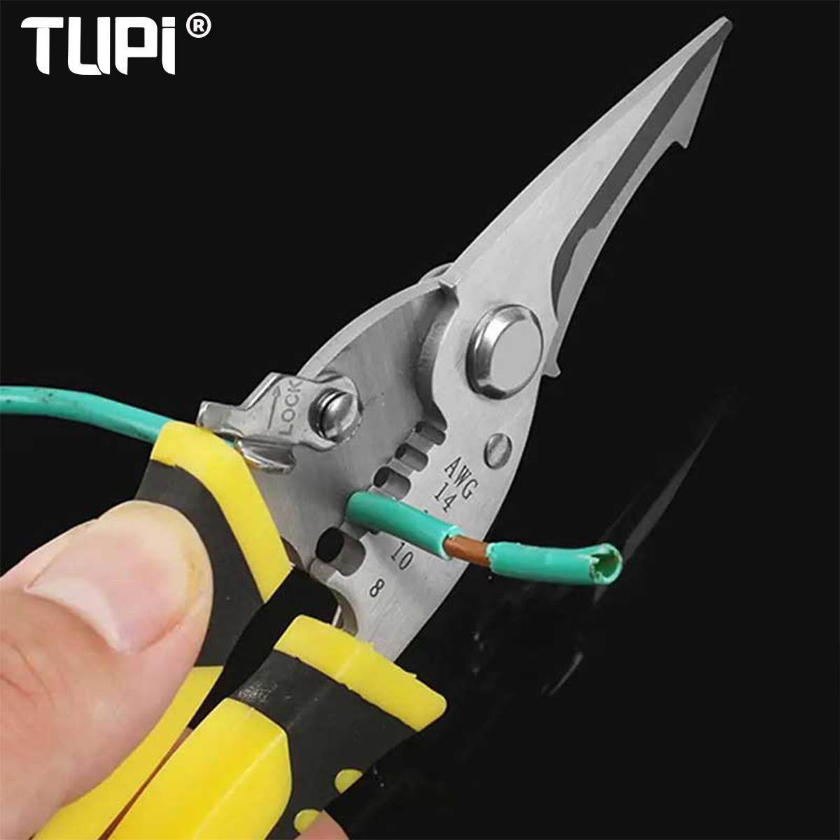 TUPI Pro 전기공 플라이어 3 in 1 와이어 커 - Automatic Wire Stripper Cutter 리뷰 및 가격