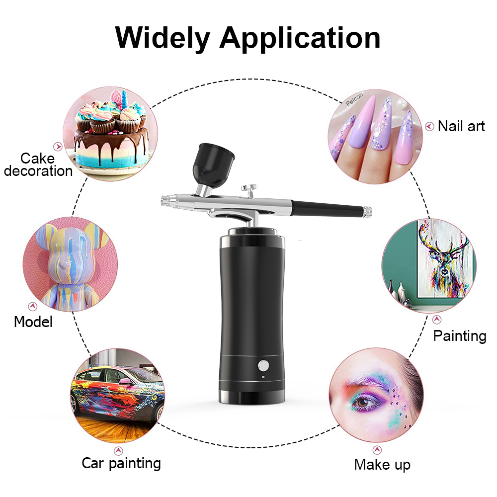 에어 브러시 무선 에어 브러시 키트 (압축기 포함) 페 - Airbrush Kit With Mini Compressor 리뷰 및 가격