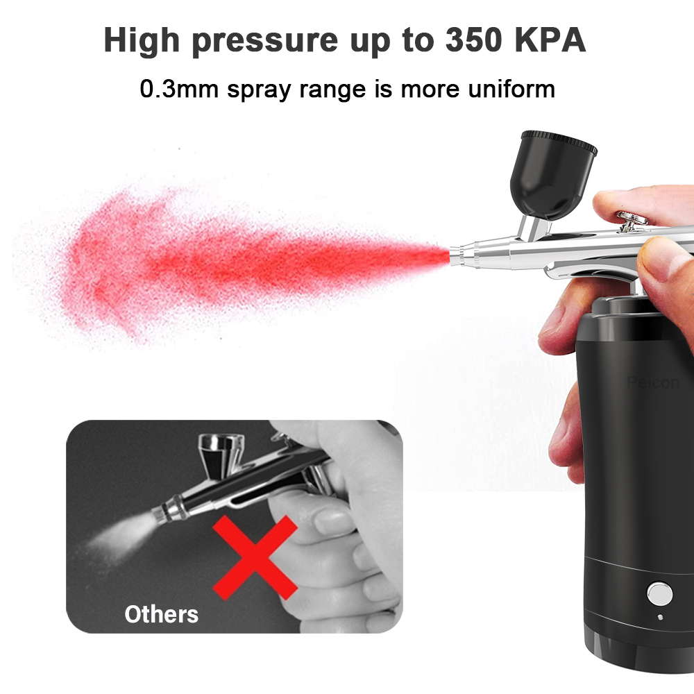 에어 브러시 무선 에어 브러시 키트 (압축기 포함) 페 - Airbrush Kit With Mini Compressor 리뷰 및 가격