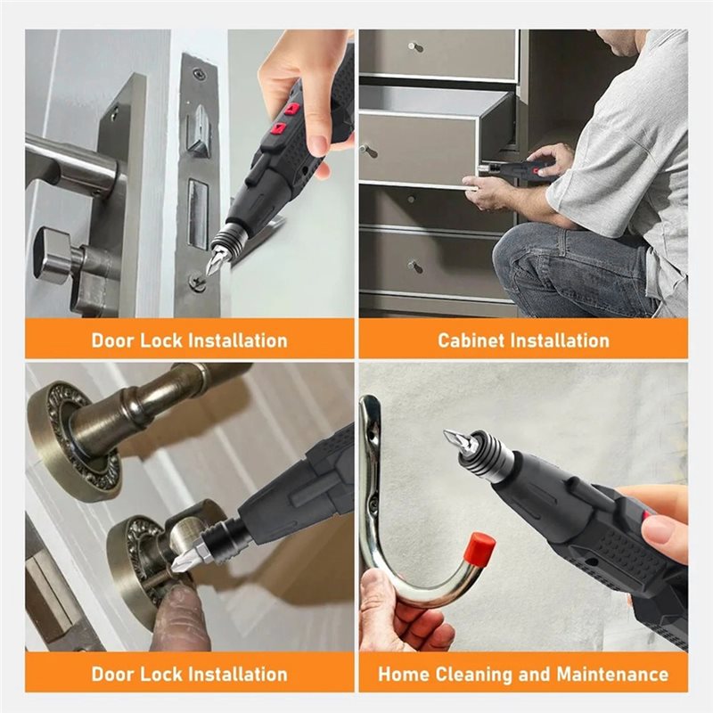 M11K-LED 조명이 포함된 무선 전기 드라이버 세트 - Electric Screwdriver Rechargeable Usb 리뷰 및 가격
