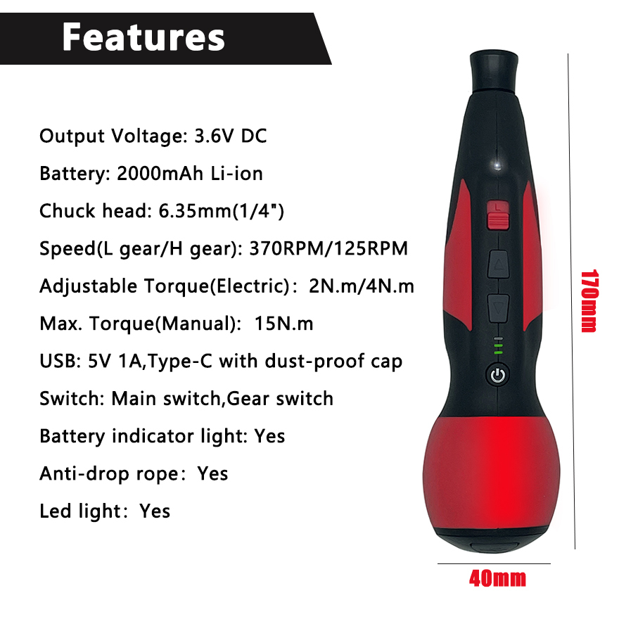 미니 전기 스크루 드라이버, 조정 가능한 큰 토크, 2 - Electric Screwdriver Rechargeable Usb 리뷰 및 가격