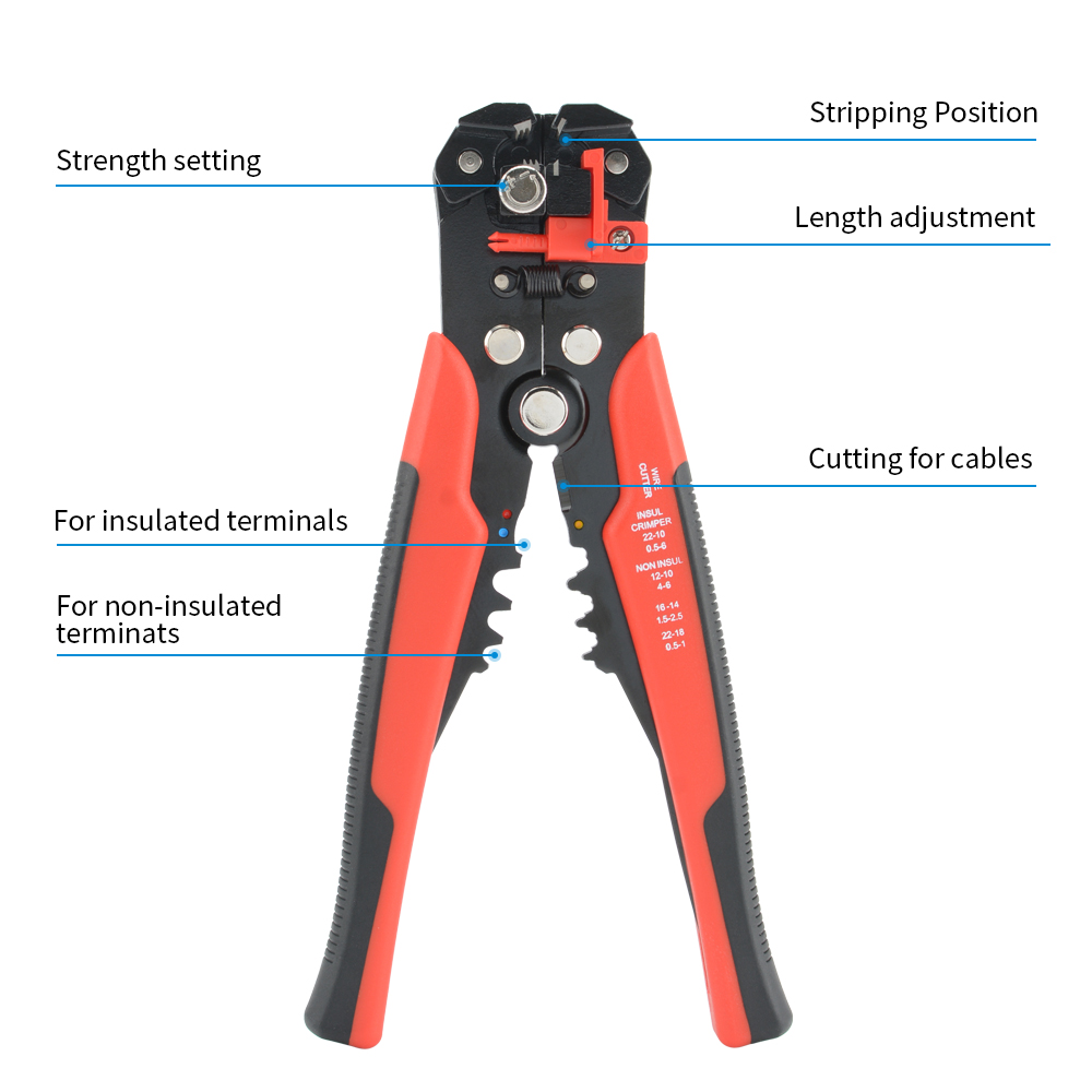 와이어 스트리퍼 다기능 플라이어 자동 크림핑 도구 전기 - Automatic Wire Stripper Cutter 리뷰 및 가격