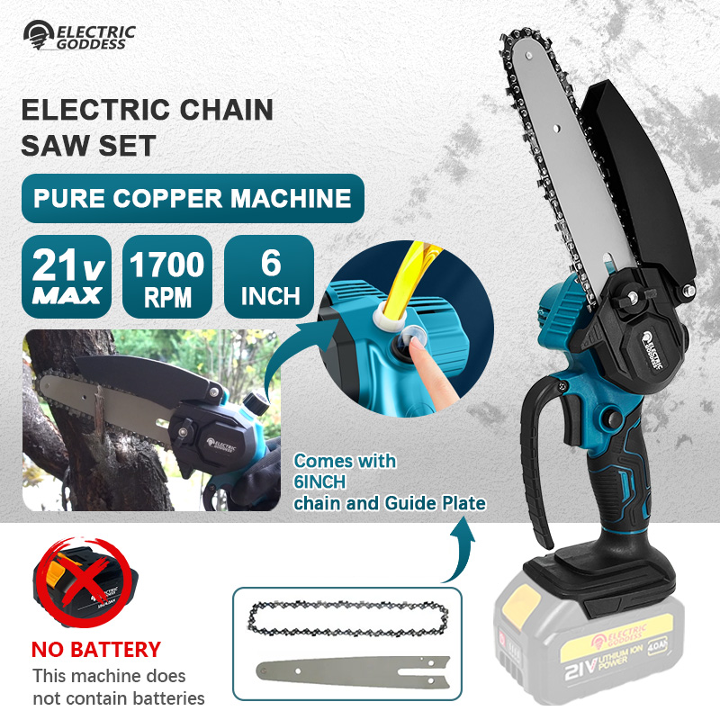 1700RPM 6인치 미니 무선 전기톱 마키타 18V  - Mini Electric Chainsaw 6 Inch 리뷰 및 가격