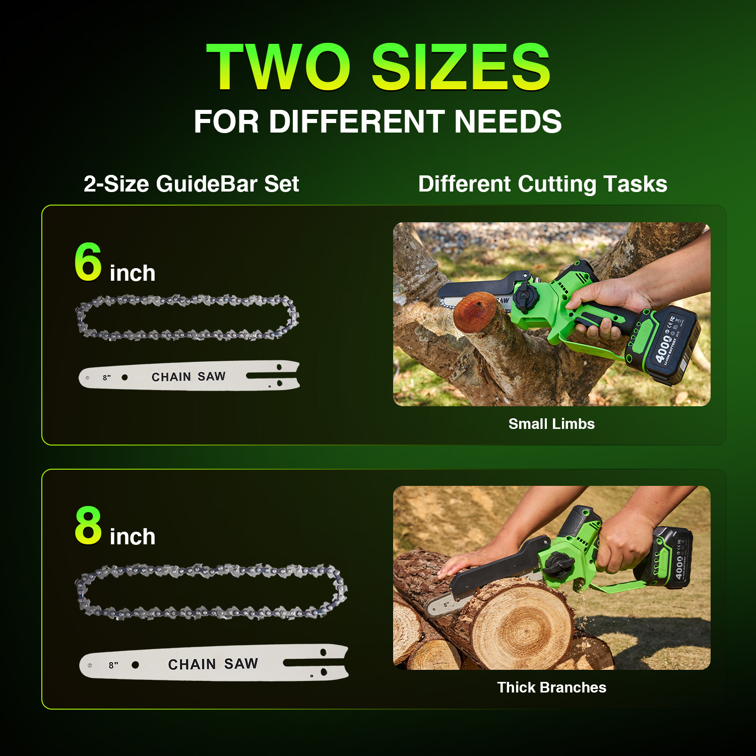 태스크스타 브러시리스 전기톱 6&8인치 휴대용 무선 전 - Mini Electric Chainsaw 6 Inch 리뷰 및 가격